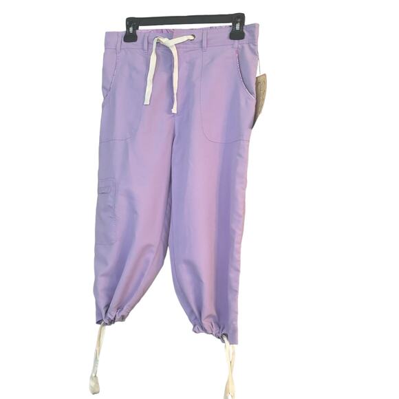 Nina Capri Lilac Purple Capri Pants Convertible Womans Size 8 Summer Beachy NEW - Picture 9 of 9
